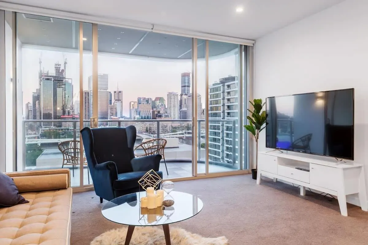 High Lvl Private And Quiet River View 2Bd Apt Brisbane 0*,